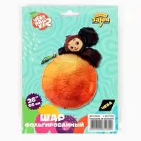 Воздушный шар фольгированный 26" &laquo;Чебурашка на апельсине&raquo;