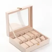 Шкатулка под часы &laquo;Гладкость&raquo;, 6 отделений, 25.5&times;20&times;7.5 см