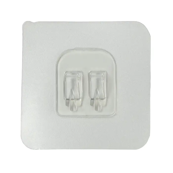 Держатель с клейкой поверхностью ТУНДРА, 60х60 мм, набор 6 шт