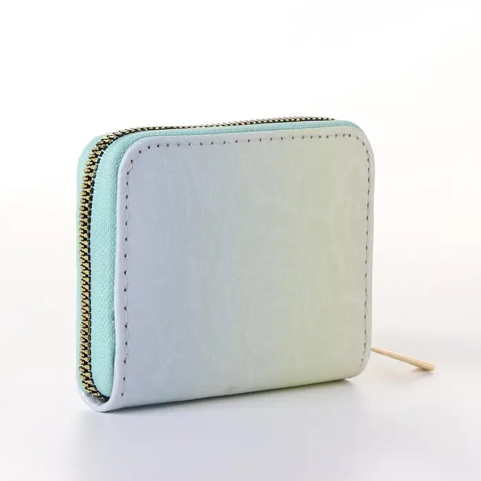 Кошелёк женский &laquo;Цветной перелив&raquo;, на молнии, 11&times;2.5&times;9 см, градиентный, разноцветный