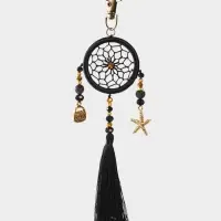 Брелок ловец снов, 17 см, чёрный Брелок ловец снов, 17 см, чёрный