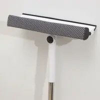 Окномойка с поролоновой насадкой, телескопическая ручка, поворот на 180&deg;, 26&times;3.5&times;98(128)