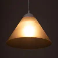 Плафон отдельный «Конус», Е27, дымчатый, 25×25×15 см