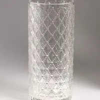 Ваза стекло настольная "Сирша" 23х10 см, прозрачный