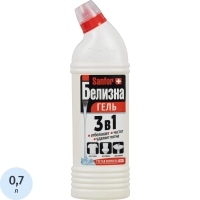 Средство для сантехники SANFOR Белизна гель 3в1, 700гр