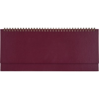 Планинг недатированный бордо,305х130, 64 л.,Ideal 3-457/04