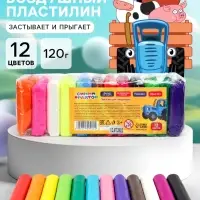 Воздушный пластилин &laquo;Синий Трактор&raquo;, 12 цветов