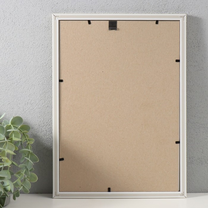 Фоторамка пластик Фоторамка пластик "Модерн" 21х30 см, бежевый