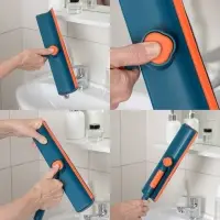 Щётка для окон, телескопическая ручка 68 (102) см, насадка из микрофибры 28&times;7 см