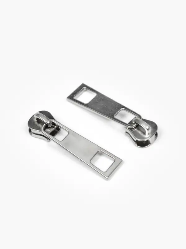 Бегунок галантерейный для молнии &laquo;Трактор&raquo;, №5, 10 шт., цвет никель