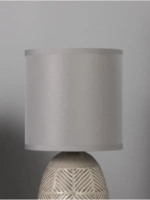 Лампа настольная RISALUX &laquo;Ретушь&raquo;, Е14, 40 Вт, серая, 12&times;12&times;24 см
