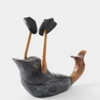 Подставка под бутылку &laquo;Уточка&raquo;, 33&times;14&times;30 см, дерево