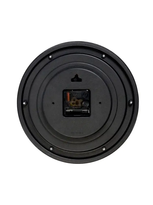 Часы настенные классические ENERGY ЕС-118, бесшумные, плавный ход, d=27.9 см, чёрные