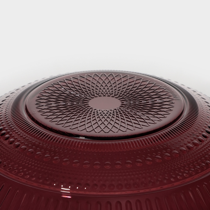 Салатник стеклянный «Луиз», 200 мл, d=16 см, цвет лилак Салатник стеклянный «Луиз», 200 мл, d=16 см, цвет лилак