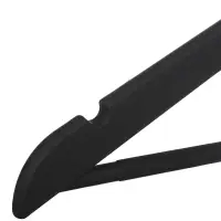 Вешалки для одежды тм VETTA, 3шт, 44,5x23x1см, пластик ABS, софт тач, цвет черный