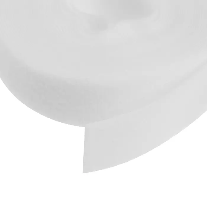 Лента-липучка для проводов 5000&times;20&times;1.5 мм ТУНДРА, белая, 1 шт.