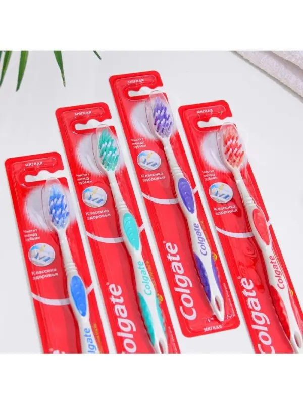 Зубная щётка Colgate &laquo;Классика здоровья&raquo;, мягкая