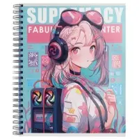 Компл тетр из 3шт 96л кл на гребне Аниме. Девочка в наушниках, мел карт, офсет (10296912) Компл тетр из 3шт 96л кл на гребне Аниме. Девочка в наушниках, мел карт, офсет (10296912)