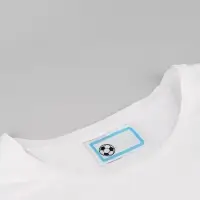 Нашивка именная &laquo;Мяч&raquo;, 5.5&times;3.2 см, 10 шт., голубая