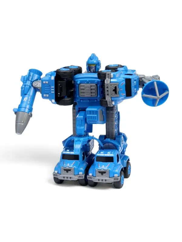 Робот-трансформер «Космобот», собирается из 5 машинок, подвижные детали