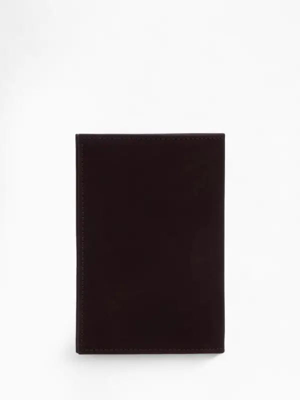 Обложка для паспорта, натуральная кожа, коричневая