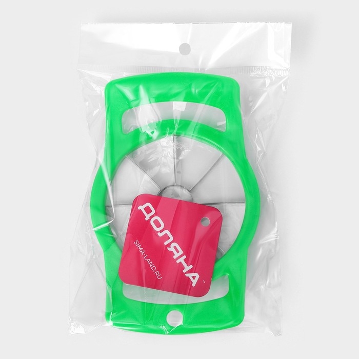 Яблокорезка с ручками Доляна, d=11 см, цвет МИКС Яблокорезка с ручками Доляна, d=11 см, цвет МИКС