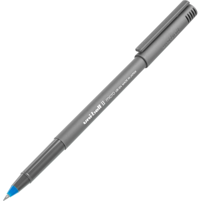 Роллер Uni-Ball II Micro 0,5мм, синий, UB-104