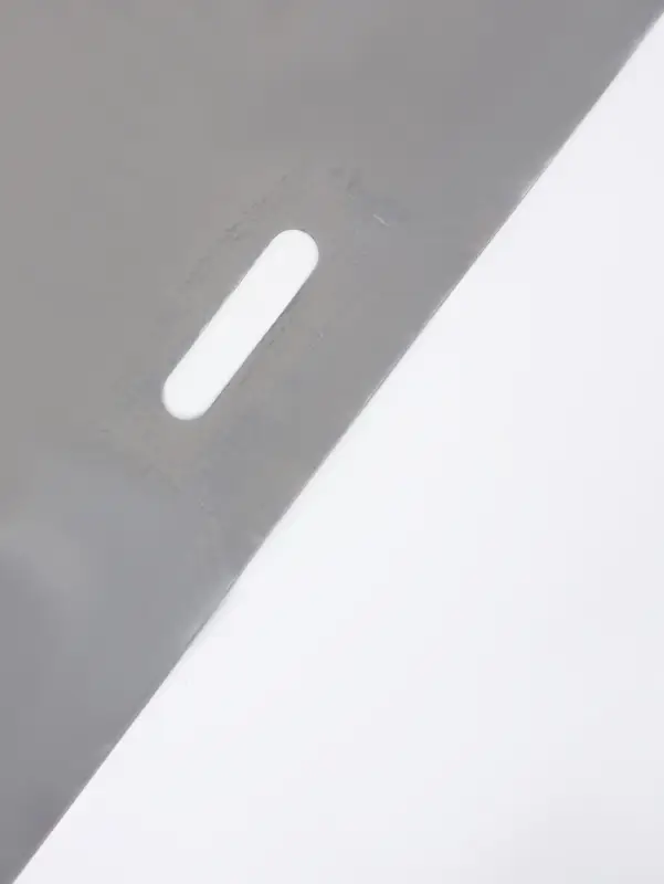 Пакет полиэтиленовый с вырубной ручкой, серебряный 50&times;60 см, 70 мкм