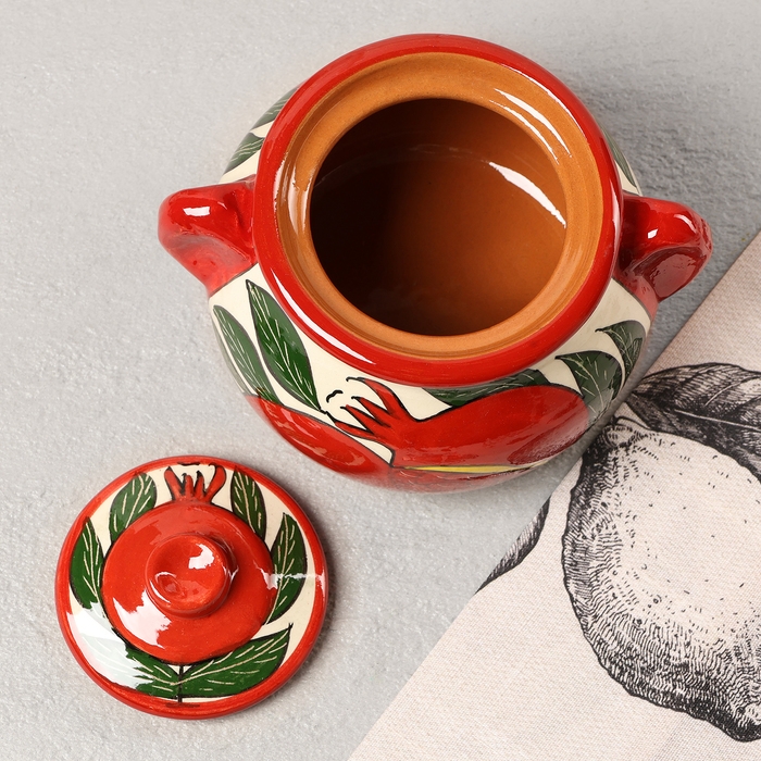 Сахарница Риштанская Керамика Сахарница Риштанская Керамика "Гранат", 500 мл 10402720