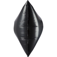 Мешки для мусора ПВД 360л 60мкм 25шт/уп черные 130x160см Luscan