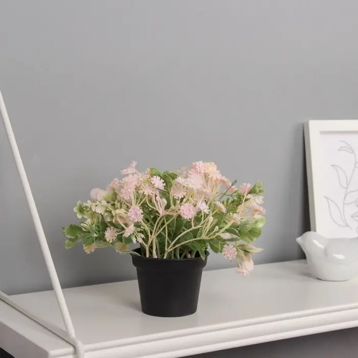 Искусственный цветок в горшке &laquo;Блехнум галант&raquo;, 14&times;7 см