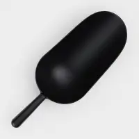 Совок Magistro Alum black, 600 мл, 30.5 см, чёрные
