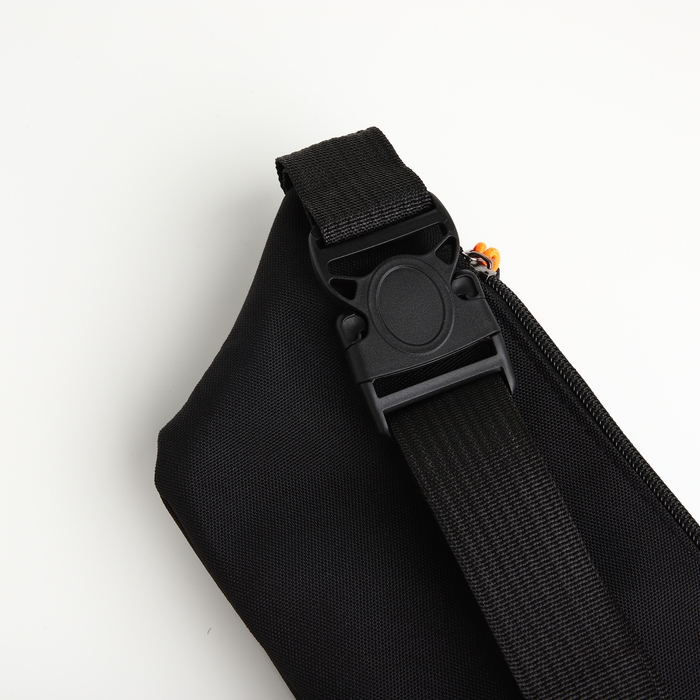 Поясная сумка на молнии, 3 наружных кармана, цвет синий/чёрный Поясная сумка на молнии, 3 наружных кармана, цвет синий/чёрный