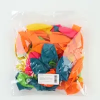 Воздушные шары латексные 12", кристалл, 50 шт., МИКС