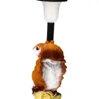 Садовая фигура - фонарь из полистоуна &laquo;Белка с орешком&raquo;, 24&times;16&times;24 см