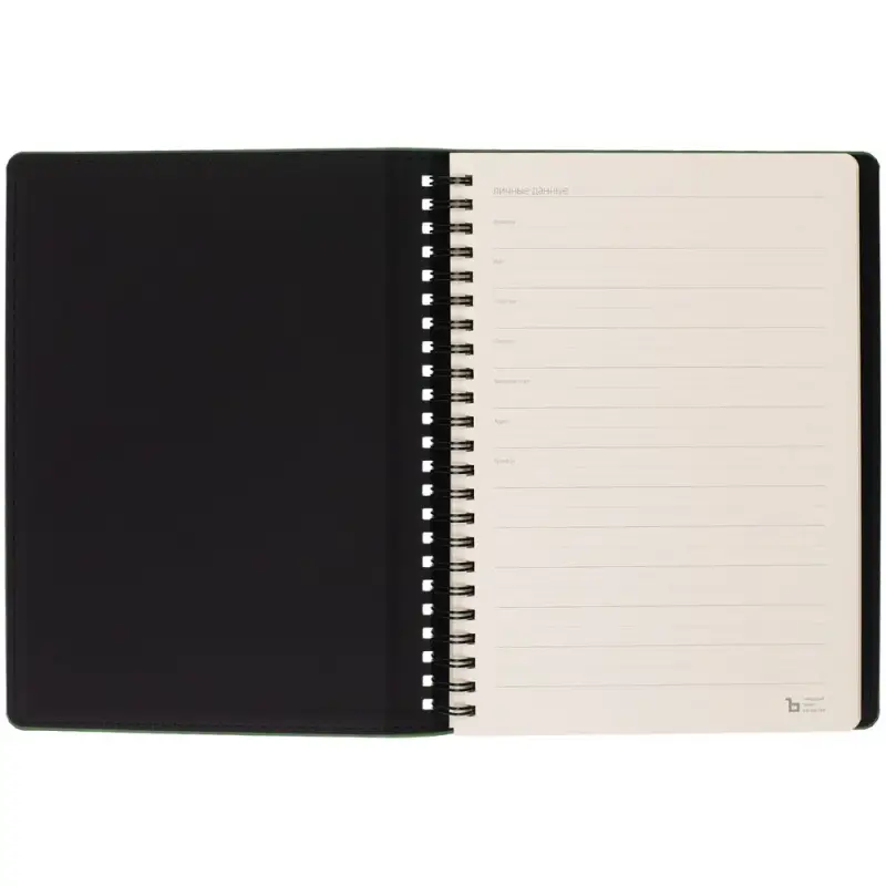 Ежедневник Spring Urban на заказ, недатированный, зеленый Ежедневник Spring Urban на заказ, недатированный, зеленый