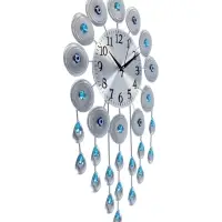 Часы настенные &laquo;Малика&raquo;, серия: Ажур, дискретный ход, циферблат 15.5 см, 46.5&times;30 см