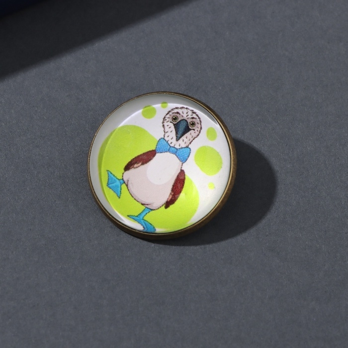 Набор брелок и значок  Набор брелок и значок "Олуша" 6х11 см