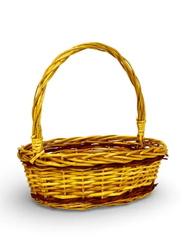 Набор корзин 3 шт ИВА 43x38x15 37х29x13 31х24x12 см ПЛЕТ ручка h=20/18/16 см