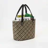 Сумка плетёная из пандана, 27&times;19&times;42 см, бежево-коричневая