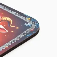 Подставка под горячее новогодняя &laquo;Символ года. Счастья&raquo;, 19&times;19 см, дерево, синяя