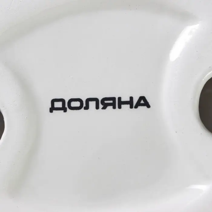 Конфетница Доляна &laquo;Зайка&raquo;, 240 мл, 21.5&times;12.5&times;11.5 см, доломит, голубая