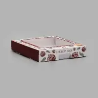 Коробка сборная с окном &laquo;Счастья в новом году&raquo;, 16 х 16 х 3 см