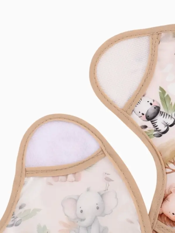 Нагрудник для кормления непромокаемый с карманом &laquo;Саванна&raquo;, M&B