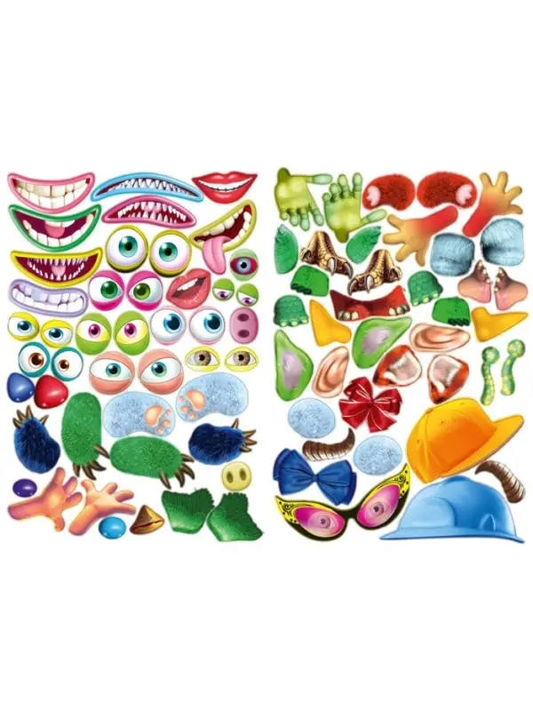 Книга с наклейками, сделай своего чудика &laquo;Джонс Во&raquo;