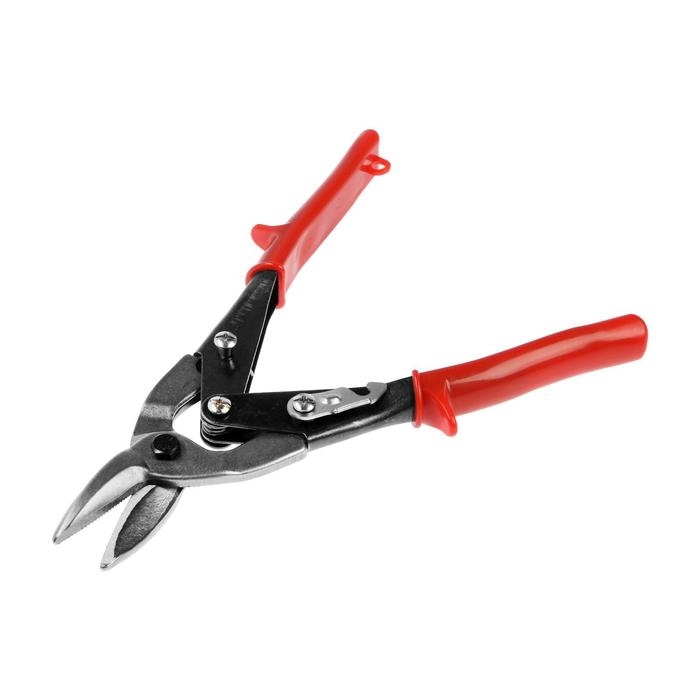 Ножницы по металлу ЛОМ, пластиковые рукоятки, левый рез, 250 мм Ножницы по металлу ЛОМ, пластиковые рукоятки, левый рез, 250 мм