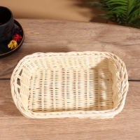 Корзина плетеная 23x16x8 см, ротанг