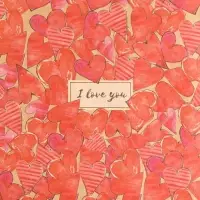 Бумага упаковочная крафтовая «Сердца», 50 х 70 см Бумага упаковочная крафтовая «Сердца», 50 х 70 см