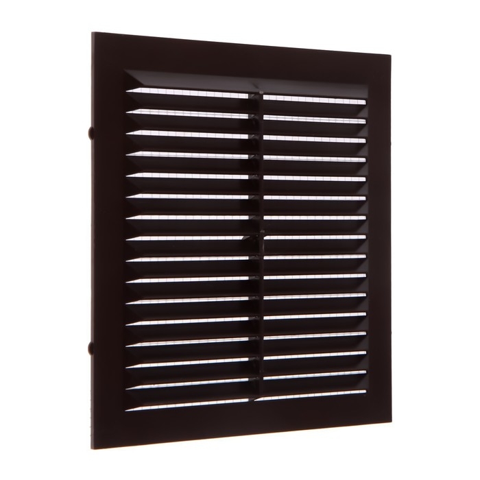 Решетка вентиляционная ZEIN Люкс Л155КР, 155 x 155 мм, с сеткой, неразъемная, коричневая Решетка вентиляционная ZEIN Люкс Л155КР, 155 x 155 мм, с сеткой, неразъемная, коричневая