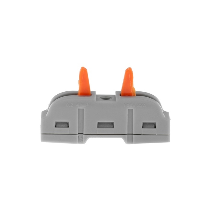 Клемма электрическая проходная, комбинируемая, 32А, 0,2-4 мм2, 1 ввод 1 вывод, набор 10 шт Клемма электрическая проходная, комбинируемая, 32А, 0,2-4 мм2, 1 ввод 1 вывод, набор 10 шт